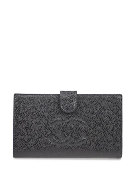 chanel portemonnaie|pre owned chanel wallet.